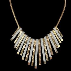 🆕 Gorgeous Statement Sunburst Necklace Hypo-Allergenic 18” + 3”